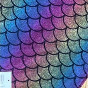 LuLaRoe TC2 Rainbow Mermaid Leggings NWT